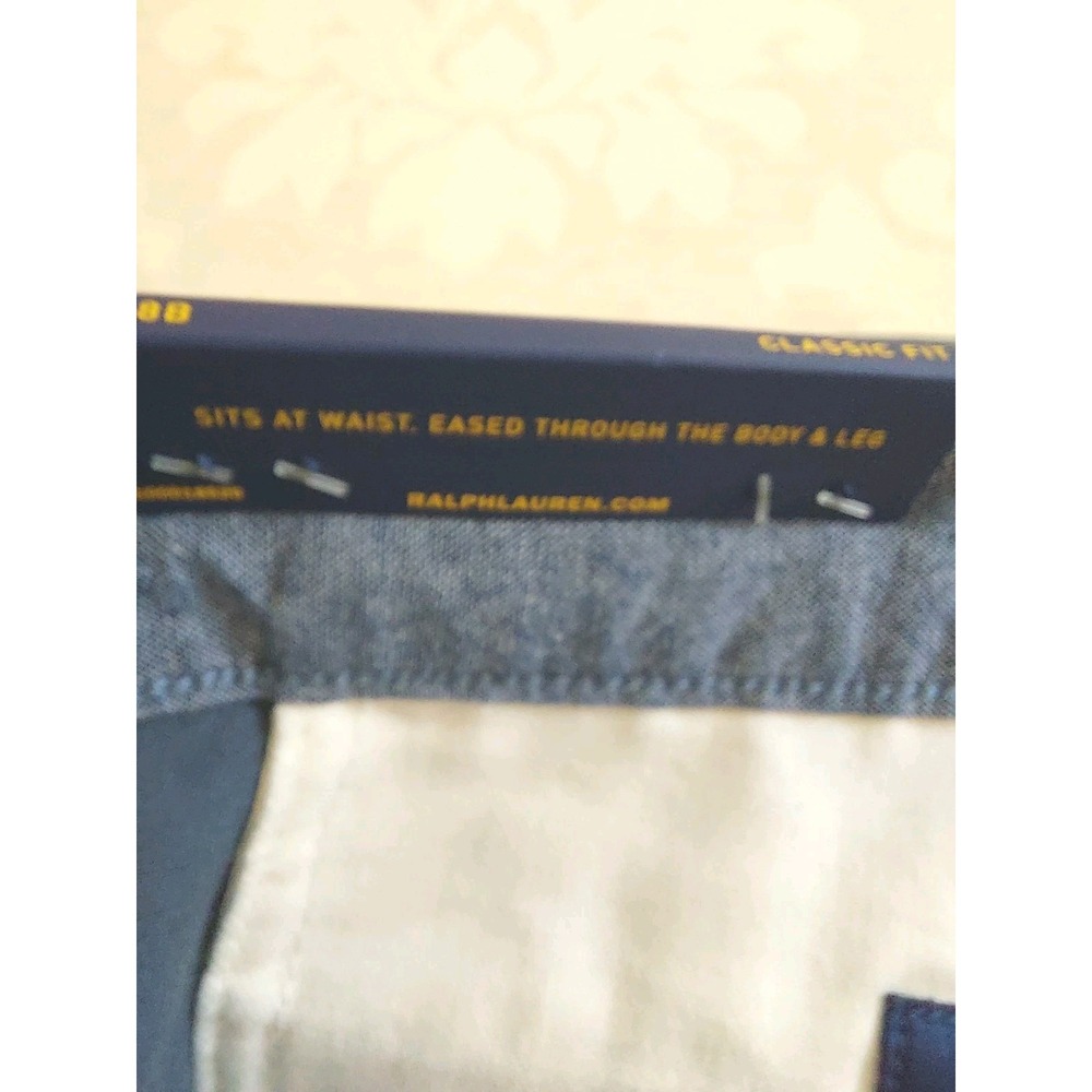 Polo Ralph Lauren Men's Cotton Shorts Big/Tall Blue Flat Front Size 48B $90 NEW! - Picture 8 of 13